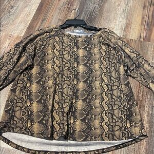 Women's Snake Print Top